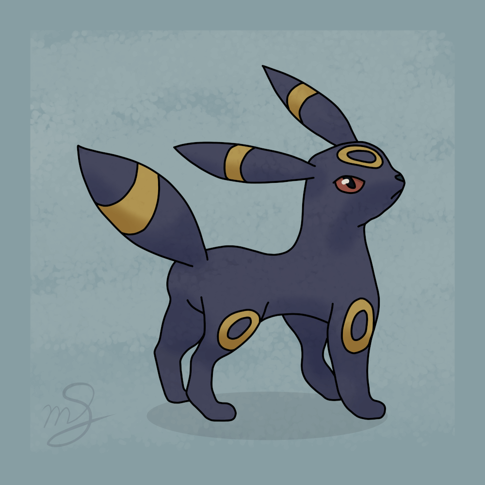 Umbreon drawing